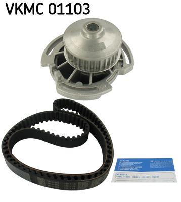Pompe à eau + kit de courroie de distribution (Kit courroie de distribution) SKF ref. VKMC 01103